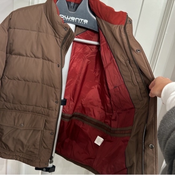 NWT Outback Trading Co. Men’s Down Puffer Jacket Sz XL Brown Full Zip Chores - Picture 7 of 14